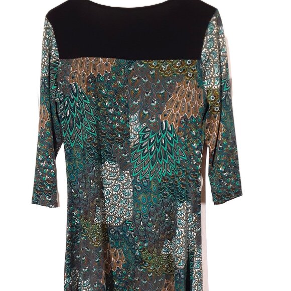 Per Seption Concept Woman's Dress Size MEDIUM. Elbow Length Sleeve. Knee Length - Picture 7 of 8